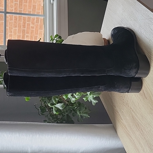 Prada Suede Knee High Boots - Picture 3 of 9